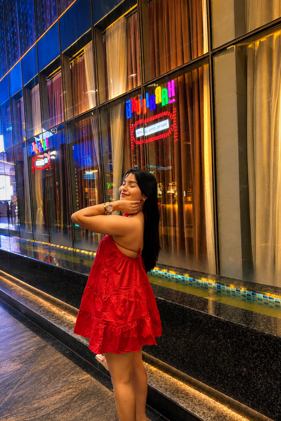 Cherry chic dress