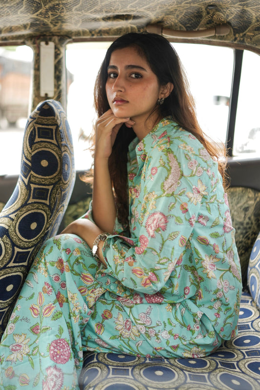 Mint blue lounge set