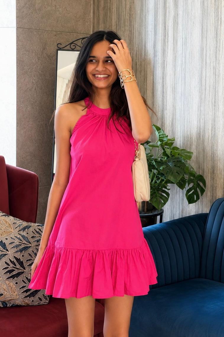 Mini blush dress