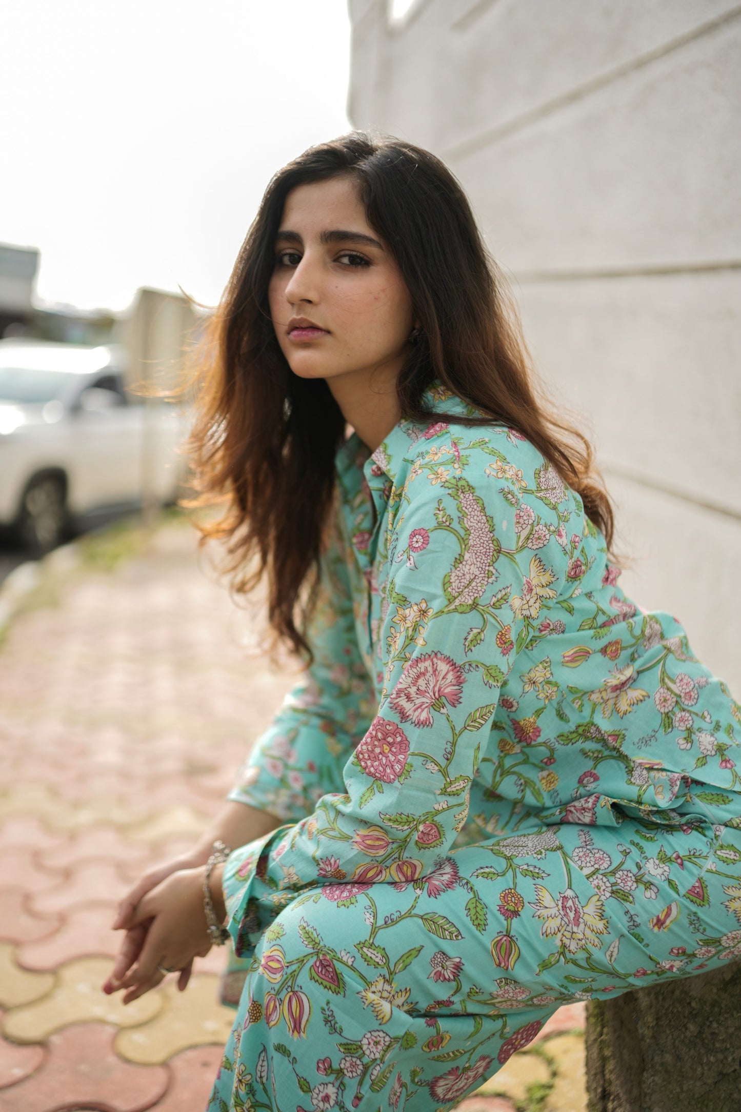 Mint blue lounge set