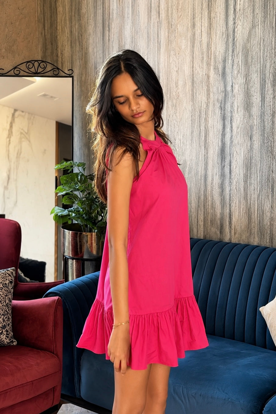 Mini blush dress