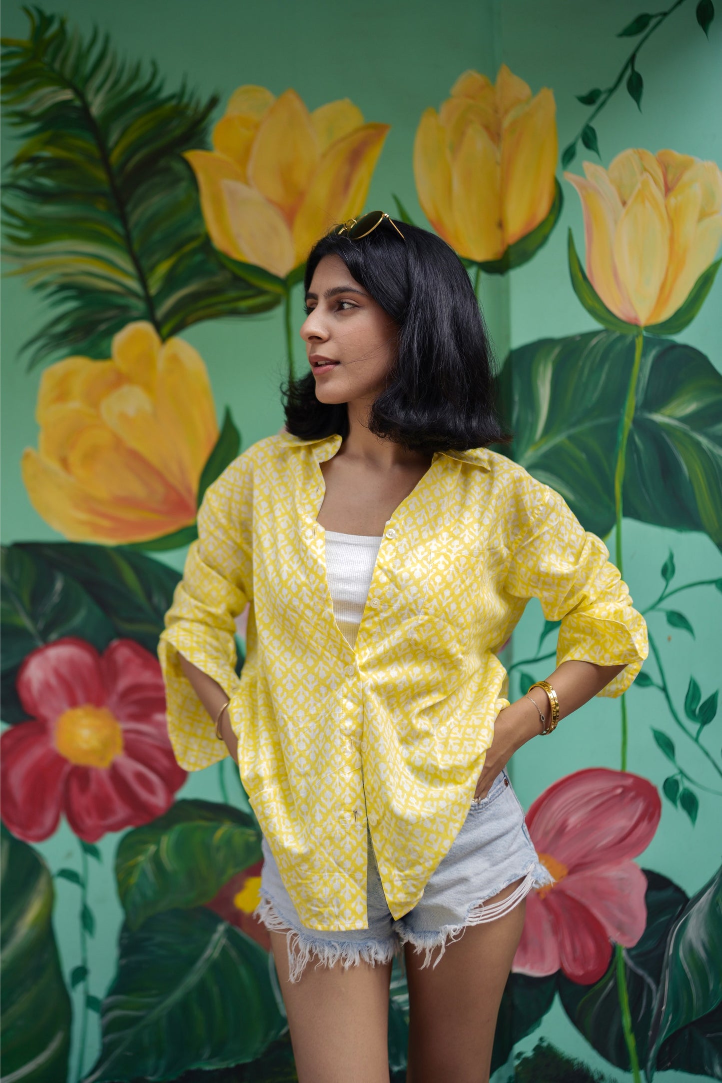 Yellow sunshine shirt