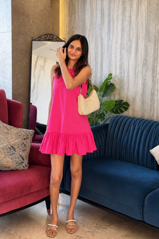 Mini blush dress