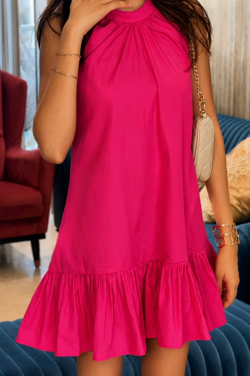 Mini blush dress