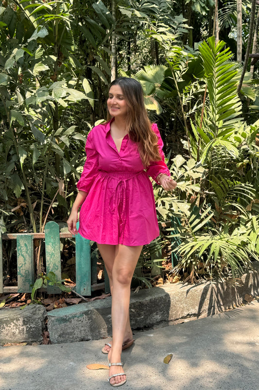 Pink dainty dress